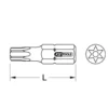 Embout tournevis TORX® percé, L.30 mm, 5/16'', TB45 - KS TOOLS