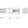 Embout tournevis TORX® percé, L.30 mm, 5/16'', TB55 - KS TOOLS