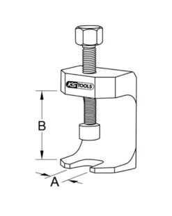 Extracteur bras essuie glace (700.1198) - Kstools