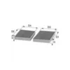 Filtre à habitacle MECAFILTER JLR7217 adaptable PSA