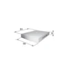 Filtre à habitacle MECAFILTER ELR7097 adaptable PSA