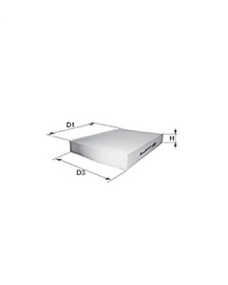 Filtre à habitacle MECAFILTER ELR7097 adaptable PSA