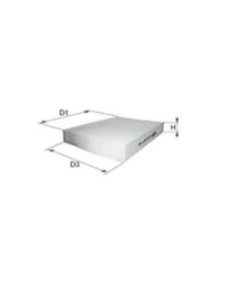 Filtre à habitacle MECAFILTER JLR7234 adaptable PSA TOYOTA