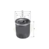Filtre à huile MECAFILTER ELH4332 adaptable PSA FIAT LANCIA