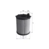 Filtre à huile MECAFILTER ELH4461 adaptable PSA TOYOTA