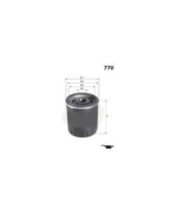 Filtre à huile MECAFILTER ELH4442 adaptable VAG