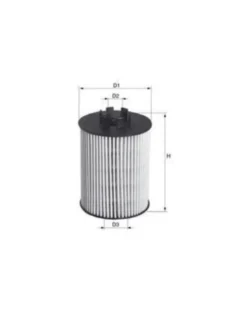 Filtre à huile MECAFILTER ELH4438 adaptable VAG