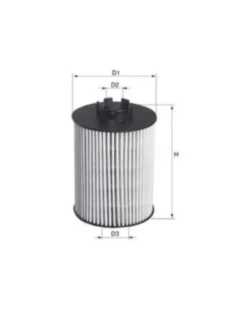 Filtre à huile MECAFILTER ELH4368 adaptable FIAT OPEL
