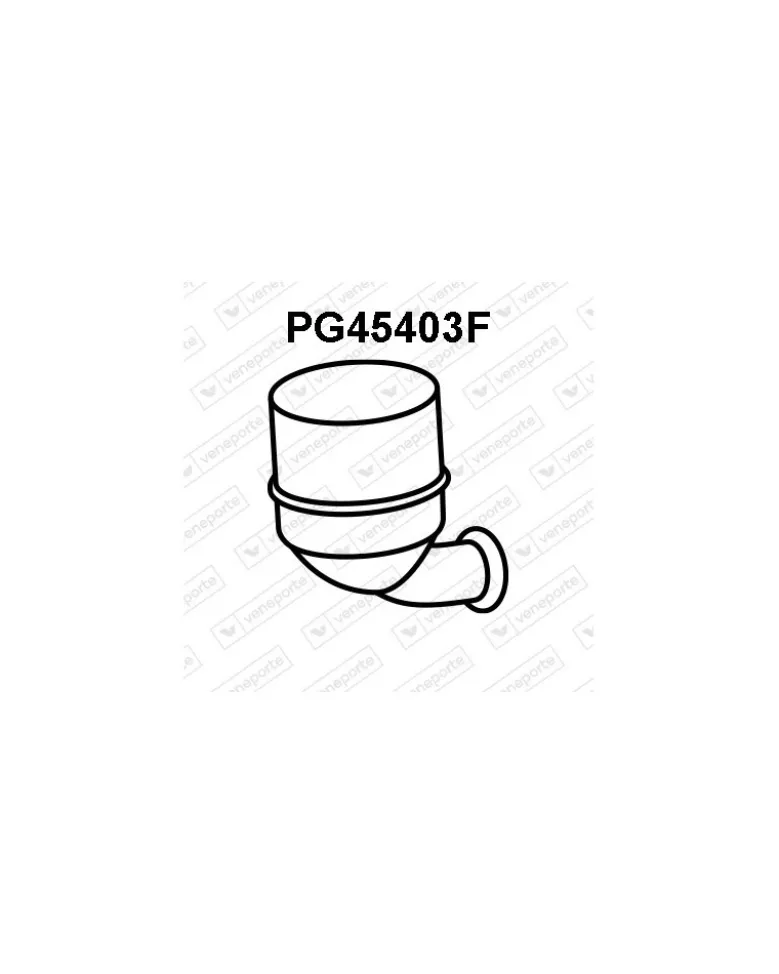 Filtre à particules / à suie, échappement VENEPORTE Ref : PG45403F