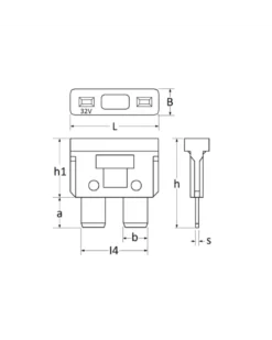 Fusible plat, 3A-40A, 18pcs - Restagraf