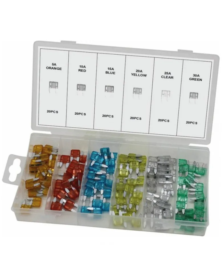 Fusible pour voiture, assortiment 120 mini – Sodise