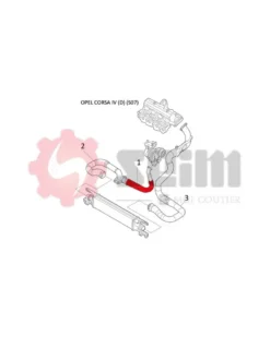 Gaine de suralimentation SEIM Ref : 981480