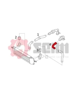 Gaine de suralimentation SEIM Ref : 981454