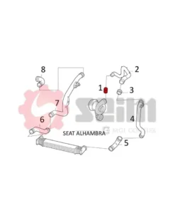 Gaine de suralimentation SEIM Ref : 981585