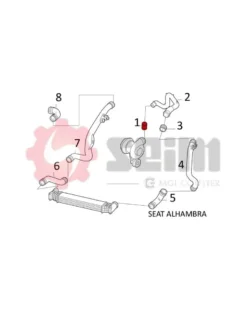 Gaine de suralimentation SEIM Ref : 981584