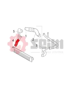 Gaine de suralimentation SEIM Ref : 981161
