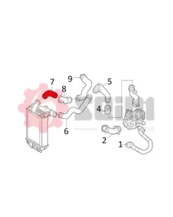 Gaine de suralimentation SEIM Ref : 981158