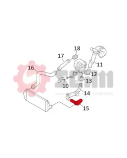 Gaine de suralimentation SEIM Ref : 981154