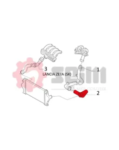 Gaine de suralimentation SEIM Ref : 981154