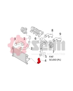 Gaine de suralimentation SEIM Ref : 981152
