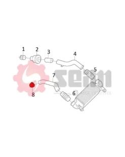 Gaine de suralimentation SEIM Ref : 981249
