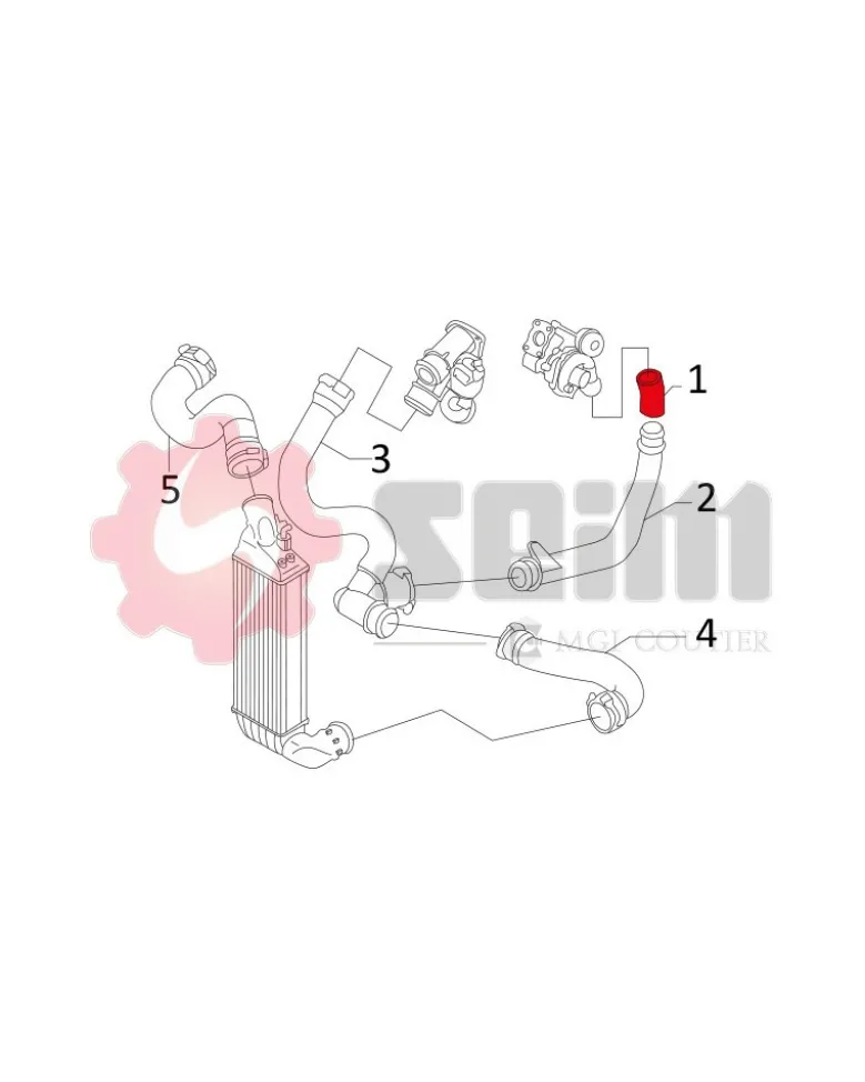Gaine de suralimentation SEIM Ref : 981143