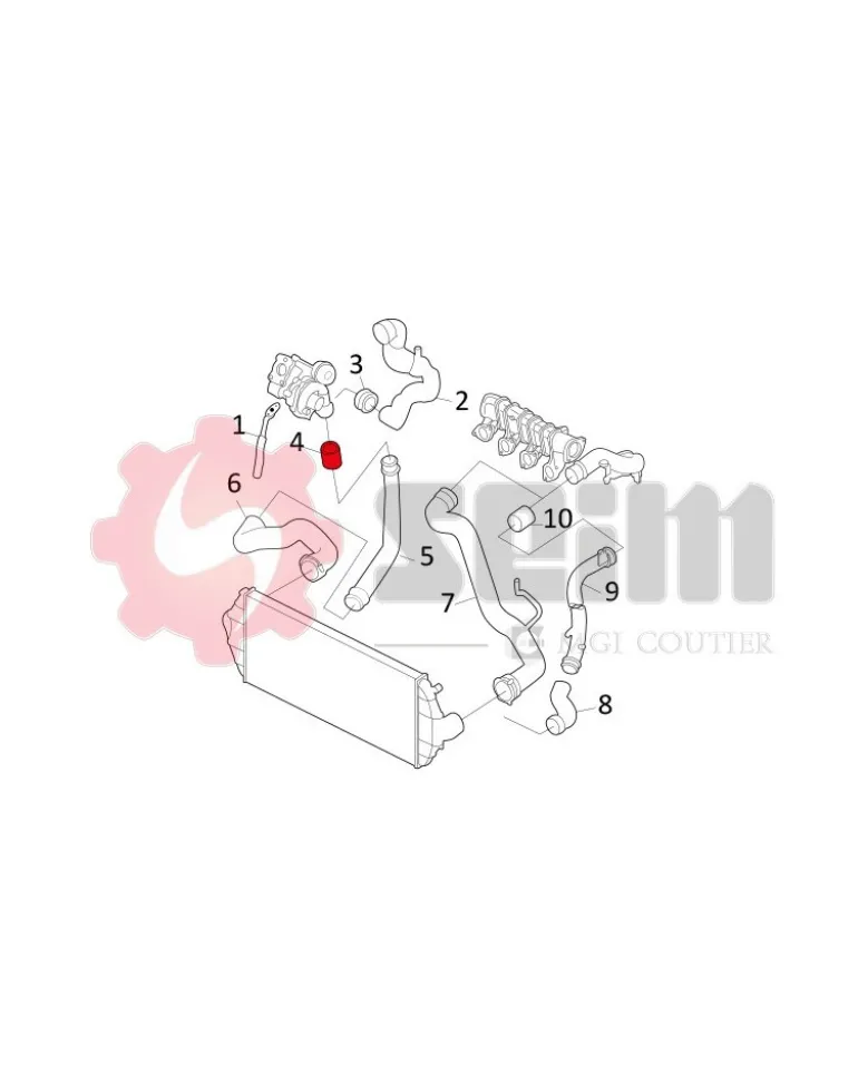 Gaine de suralimentation SEIM Ref : 981143