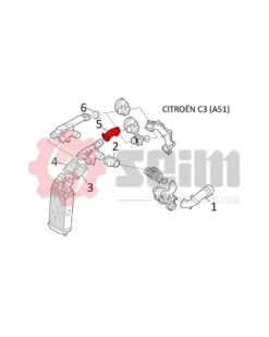 Gaine de suralimentation SEIM Ref : 981135