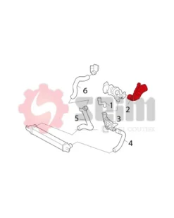 Gaine de suralimentation SEIM Ref : 981128
