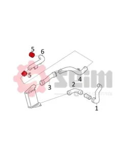 Gaine de suralimentation SEIM Ref : 981057