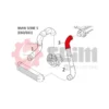Gaine de suralimentation SEIM Ref : 981108