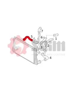 Gaine de suralimentation SEIM Ref : 981046