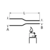 Gaine thermorétractable, ø6.4 x 100 mm (3.2 x 100 après rétreint), 10 pcs - Restagraf