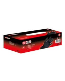 Gant nitrile, noir, taille M, x100 - KSTOOLS