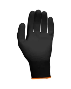 Gants microfibre, noir, T8, 12 paires - Kstools