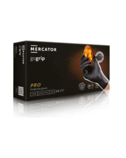 Gants nitrile, noir, taille L, x50 - Mercator