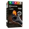 Gants nitrile, noir, taille M, x100 - Mercator