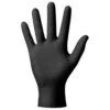 Gants nitrile, noir, taille M, x50 - Mercator