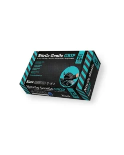 Gants nitrile noir, taille XL, x50 - Rubberex