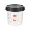 Godet, bague de serrage, PPS, 650ml - 3M