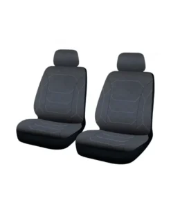 Housses de siege avant universelle noir venise (4pcs) - Car +