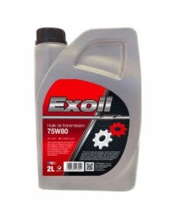 Huile de transmission 75W80, 2L - Exoil