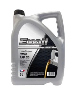 Huile moteur, 5w40 FAP C3, 5L - Exoil