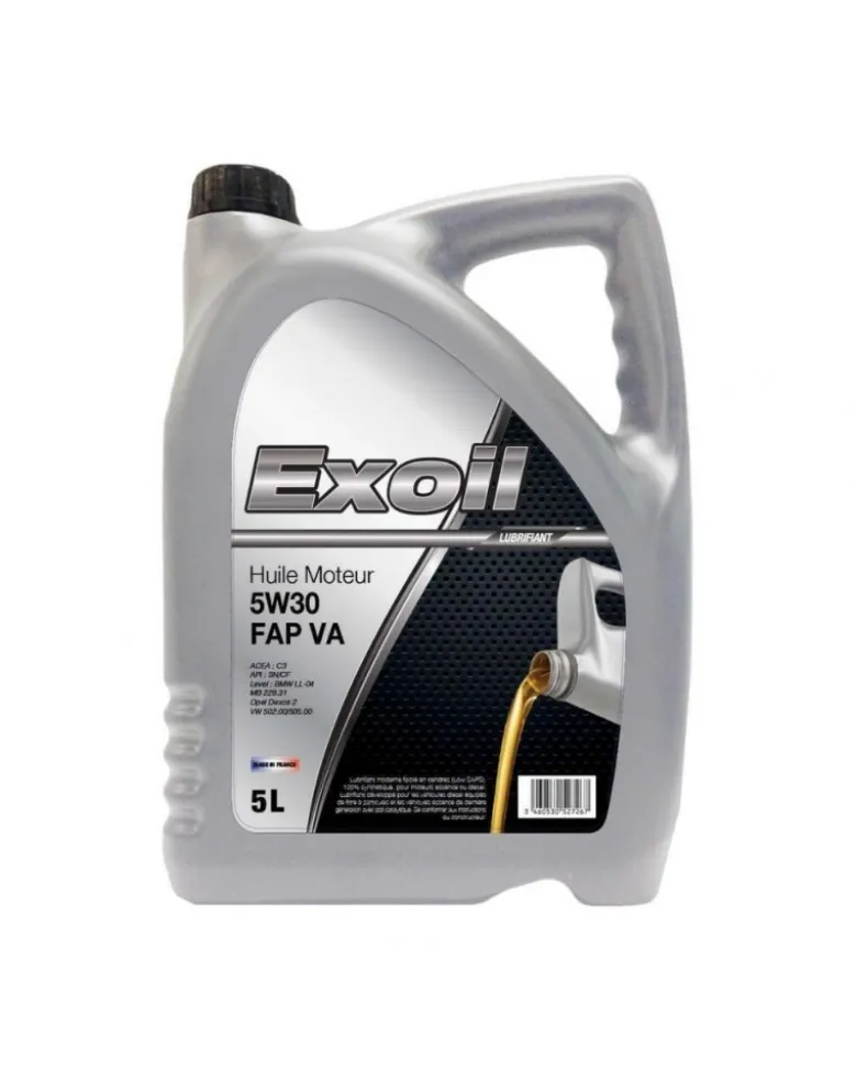 Huile Moteur 5W30, VA, 5L - Exoil