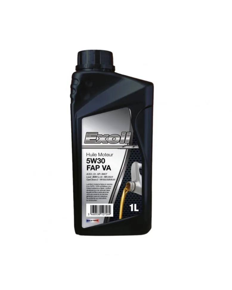 Huile Moteur 5W30, VA, 1L - Exoil