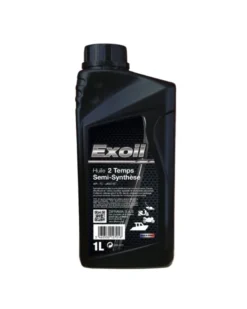 Huile 2 temps, semi synthétique, 1L - Exoil