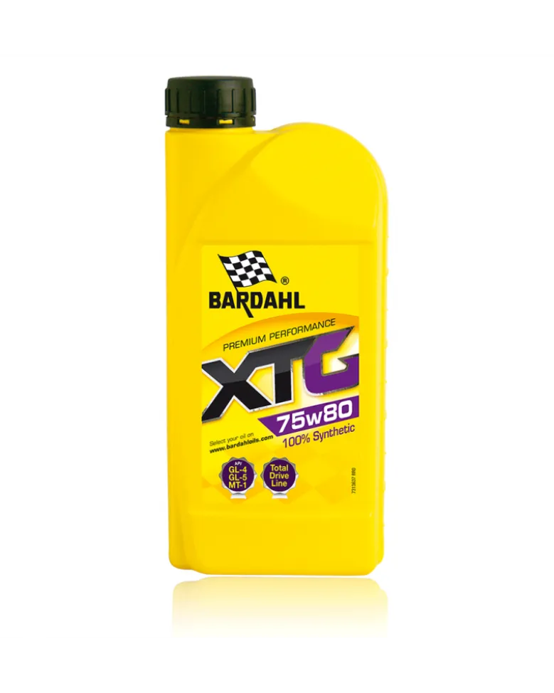 Huile 75W80 - boites et ponts - XTG EP 100% Synthèse GL-4 GL-5 MT-1 1L - Bardahl