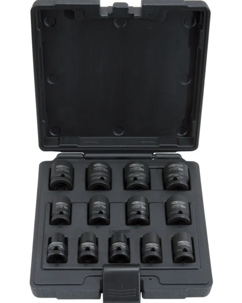 Jeu de douilles à chocs 12 pans 1/2, (13pcs) - KSTOOLS