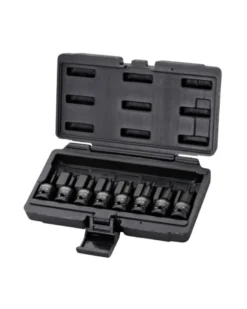 Jeu de douilles mâles à chocs courtes, TORX, 1/2'', 8 pcs - KS TOOLS