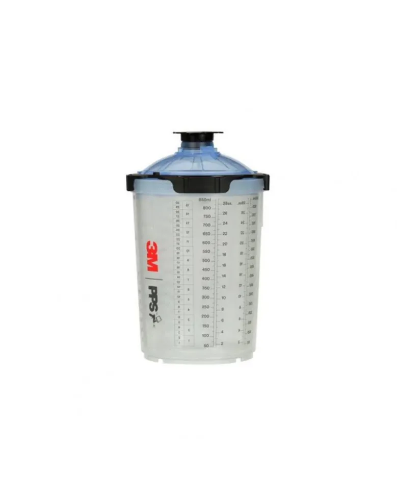 Kit complet godets, pochette et couvercle jetables, 850ml, 125µm - 3M